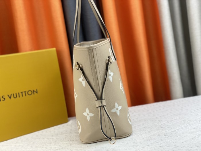 Louis Vuitton Womens Bags Handbags Luxury Brand Fashion Type NEVERFULL MM M21352 Silver Coated canvas