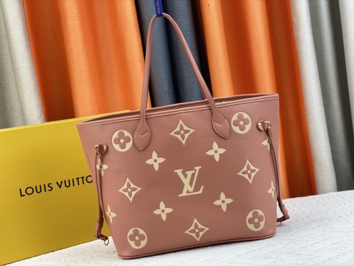 Louis Vuitton Womens Bags Handbags Luxury Brand Fashion Type NEVERFULL MM M21352 Silver Coated canvas