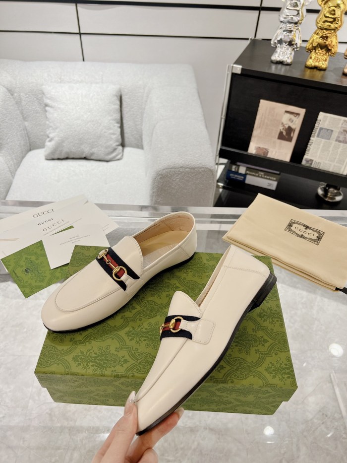 Gucci Womens Shoes Casual Loafers Design Luxury Brand Women Shoes with Original Box