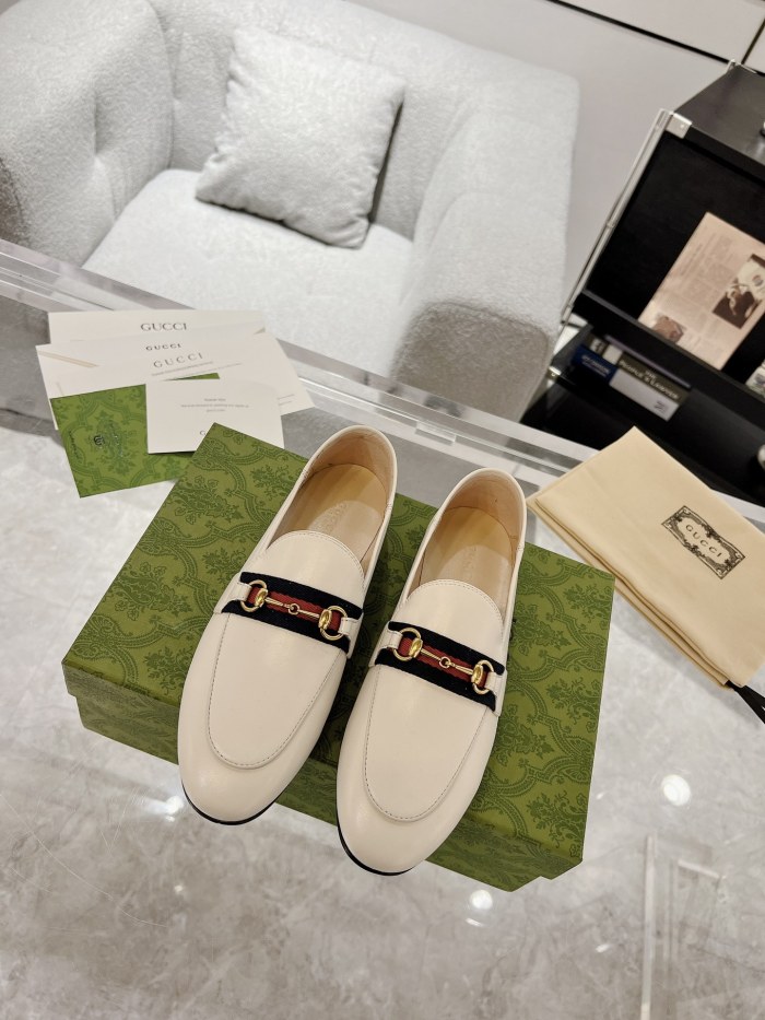 Gucci Womens Shoes Casual Loafers Design Luxury Brand Women Shoes with Original Box