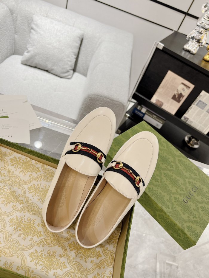 Gucci Womens Shoes Casual Loafers Design Luxury Brand Women Shoes with Original Box