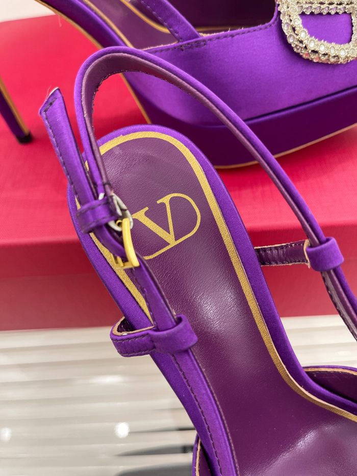 Valentino Garavani Women Fashion Shoes Pumps Luxury Brand Vlogo Signature Calfskin with Original Box 10cm Heel
