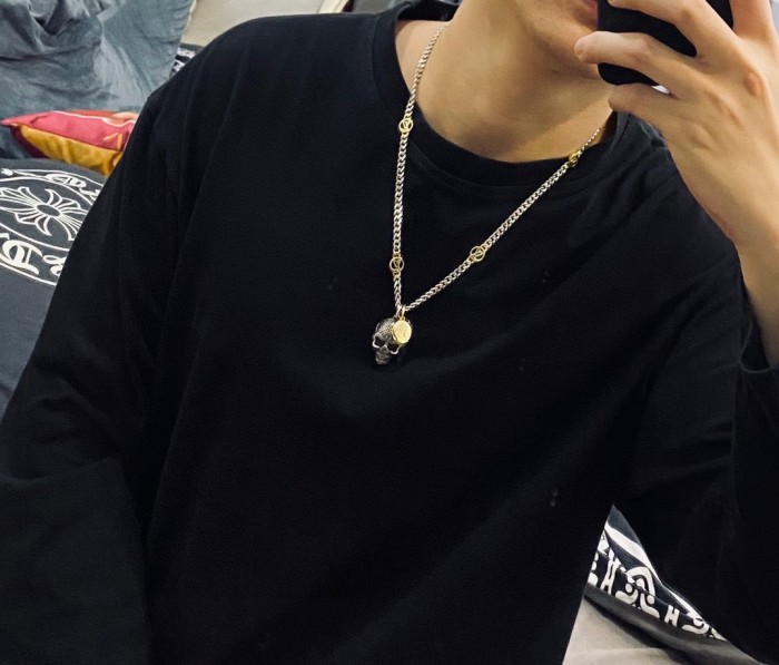 Louis Vuitton Luxury Men Womens Necklace