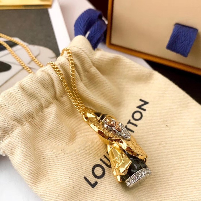 Louis Vuitton Luxury Men Womens Necklace