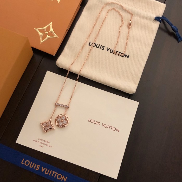 Louis Vuitton Luxury Womens Necklace Color Blossom Neglige Necklace, White Gold And Diamonds Q94310