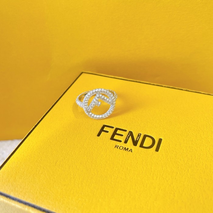 Fendi Luxury Womens Ring with Original Box