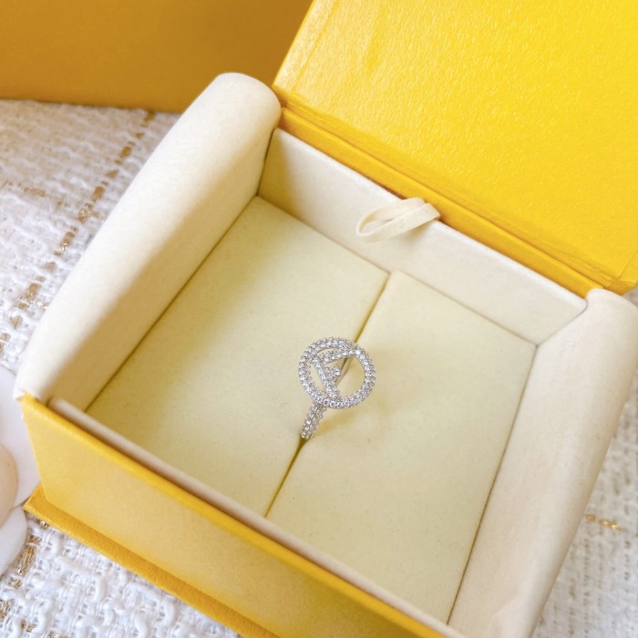 Fendi Luxury Womens Ring with Original Box