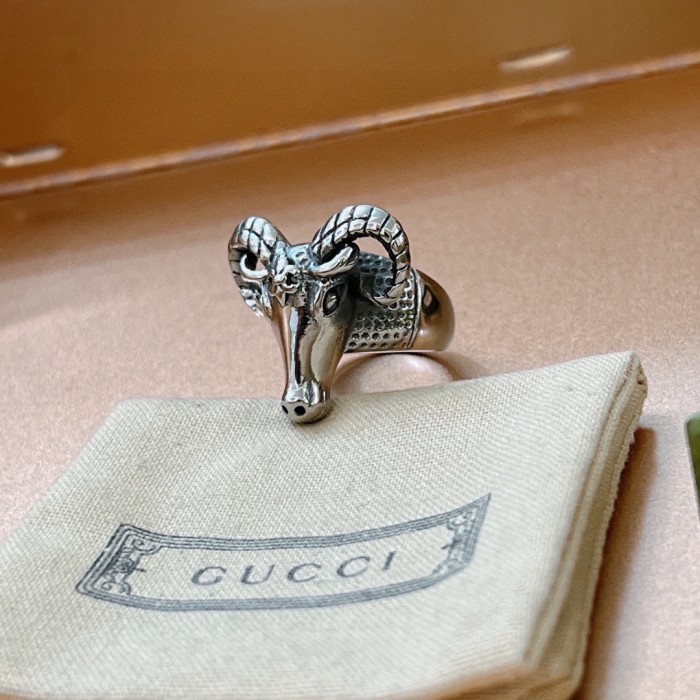 Gucci Luxury Mens Ring with Original Box