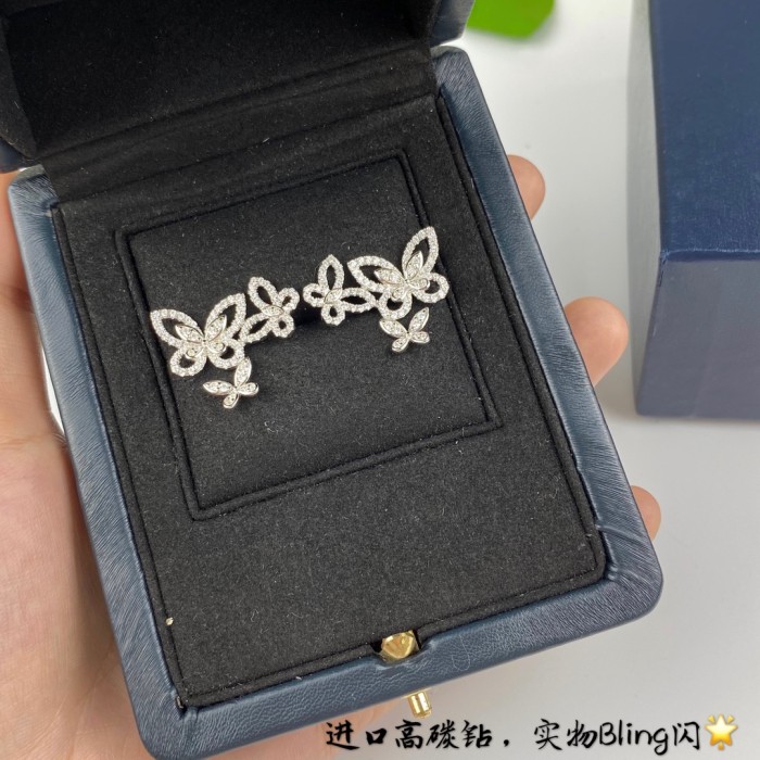 Graff Luxury Womens Earrings with Original Box
