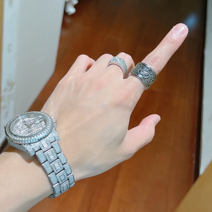 Gucci Luxury Men Womens Ring with Original Box