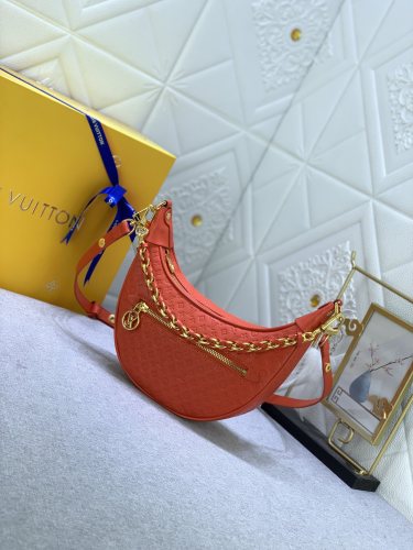 Louis Vuitton Womens Bags Messenger Shoulder Bags Luxury Brand Nicolas Ghesquière Croissant Bag with Original Box M81098 Whatsapp 【+1-3239614486】