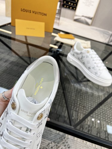 Louis Vuitton Mens Shoes Sneakers Lace-Up Luxury Brand Fashion TIME OUT SNEAKER with Original Box 1AAVVA Whatsapp 【+1-3239614486】