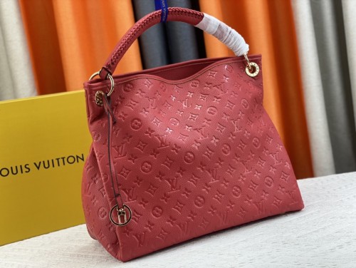 Louis Vuitton Womens Bags Handbags Luxury Fashion Marine Rouge Monogram Empreinte Leather Monogram ARTSY MM M43237 Whatsapp 【+1-3239614486】