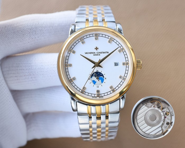 Vacheron Constantin Mens Watch Luxury Brand Design Fashion Type with Original Box Whatsapp 【+1-3239614486】