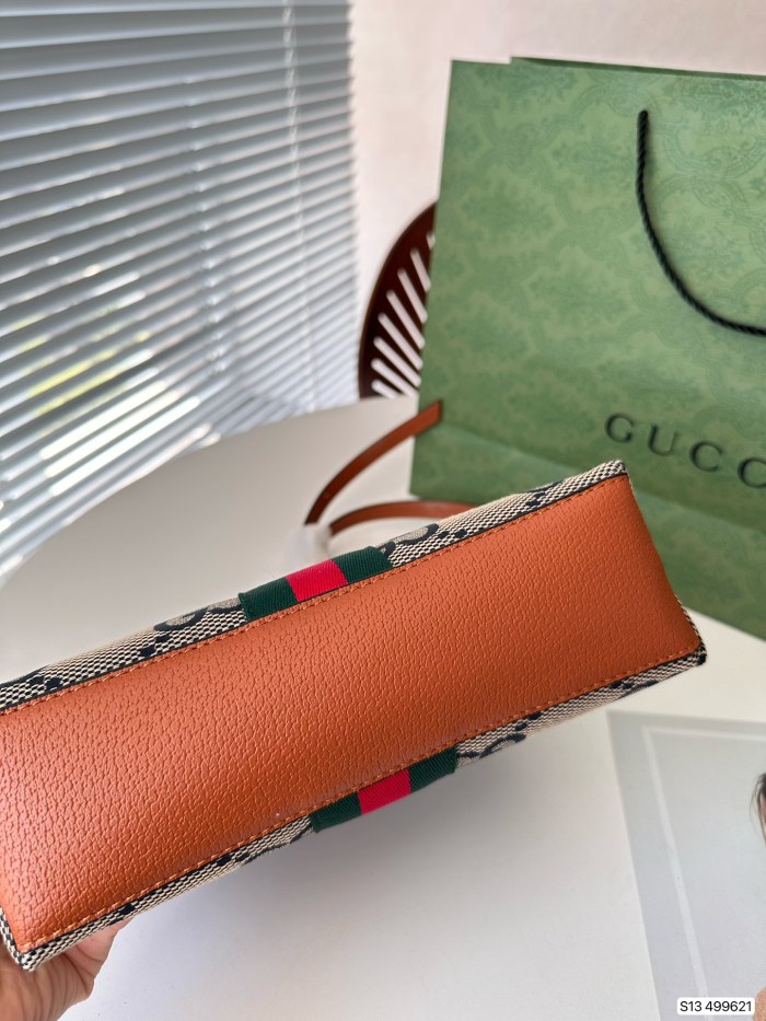 Gucci Womens Bags Luxury Brand GG Supreme Ophidia GG Shoulder Messenger Bag with Original Box 499621 K05NN 4076
