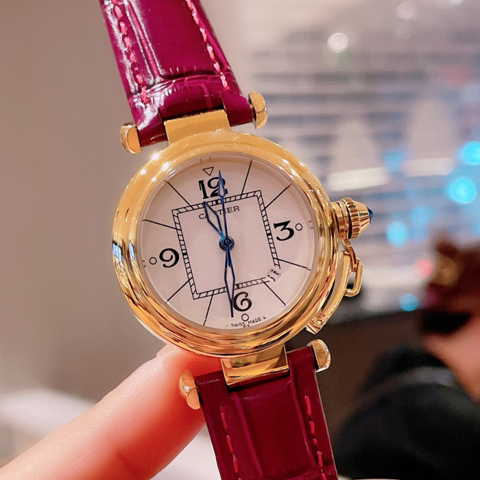 Cartier Womens Watch Luxury Brand Design Fashion Type with Original Box Whatsapp 【+1-3239614486】