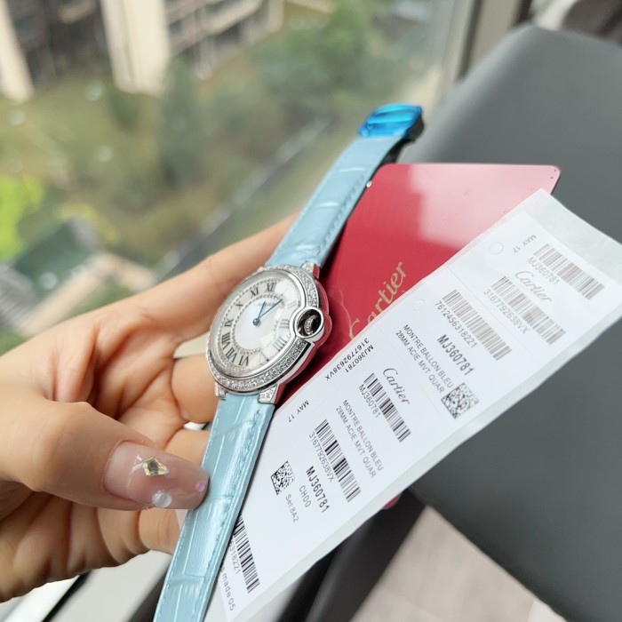 Cartier Womens Watch Luxury Brand Design Fashion Type with Original Box Whatsapp 【+1-3239614486】