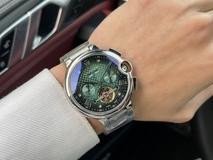Cartier Mens Watch Luxury Brand Design Fashion Type with Original Box Whatsapp 【+1-3239614486】