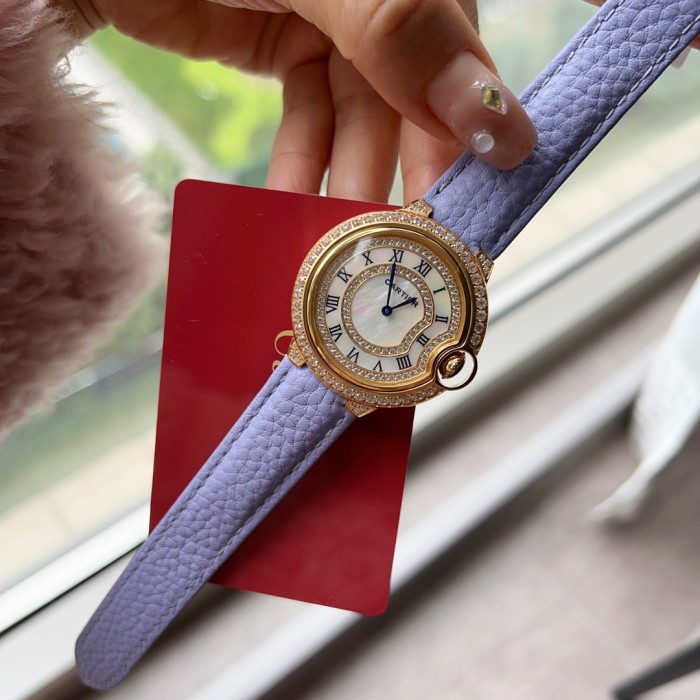 Cartier Womens Watch Luxury Brand Design Fashion Type with Original Box Whatsapp 【+1-3239614486】