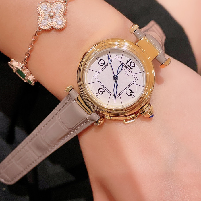 Cartier Womens Watch Luxury Brand Design Fashion Type with Original Box Whatsapp 【+1-3239614486】