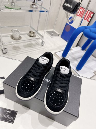 Chanel Women Shoes Sneakers Luxury Brand Sports Shoes Breathable Design with Original Box Whatsapp 【+1-3239614486】