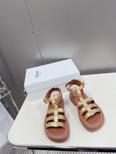 Celine Womens Shoes Sandals Luxury Brand Summer Sandal with Original Box Whatsapp 【+1-3239614486】
