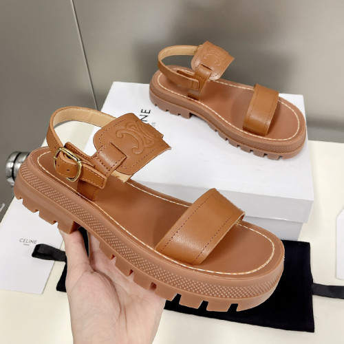 Celine Womens Shoes Sandals Luxury Brand Summer Sandal with Original Box Whatsapp 【+1-3239614486】