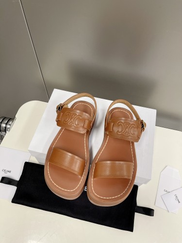 Celine Womens Shoes Sandals Luxury Brand Summer Sandal with Original Box Whatsapp 【+1-3239614486】