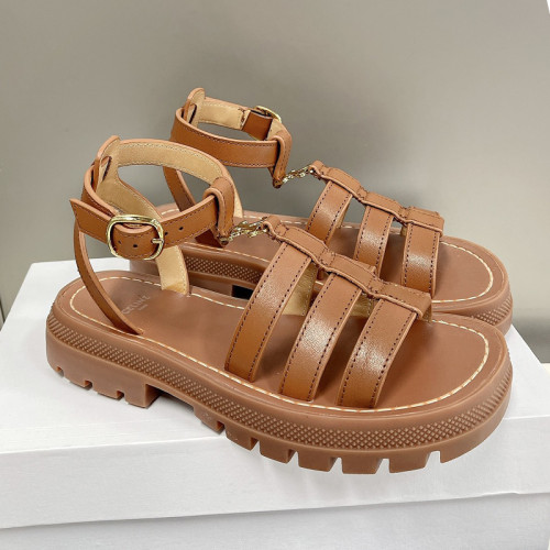 Celine Womens Shoes Sandals Luxury Brand Summer Sandal with Original Box Whatsapp 【+1-3239614486】