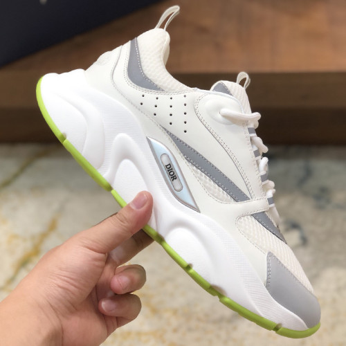 Dior Mens Shoes Sneakers Luxury Brand Breathable Design B22 SNEAKER Technical Mesh with Gold-Tone Laminated Calfskin with Original Box Whatsapp 【+1-3239614486】