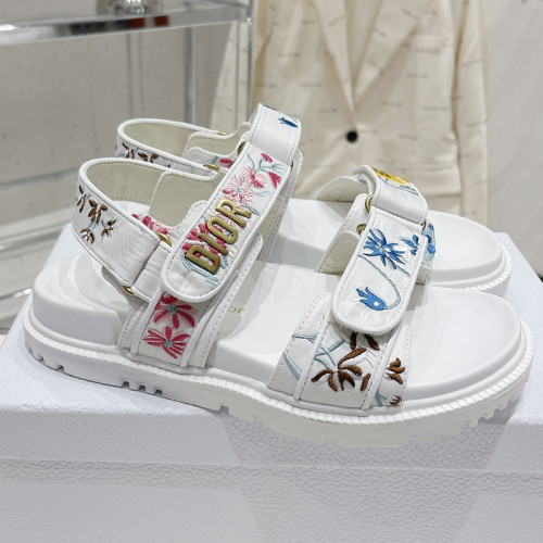 Dior Women Shoes Sandals Luxury Brand DIORACT SLIDE Lambskin with Original Box KCQ719LNY_S29X Whatsapp 【+1-3239614486】