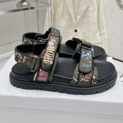 Dior Women Shoes Sandals Luxury Brand DIORACT SLIDE Lambskin with Original Box KCQ719LNY_S29X Whatsapp 【+1-3239614486】