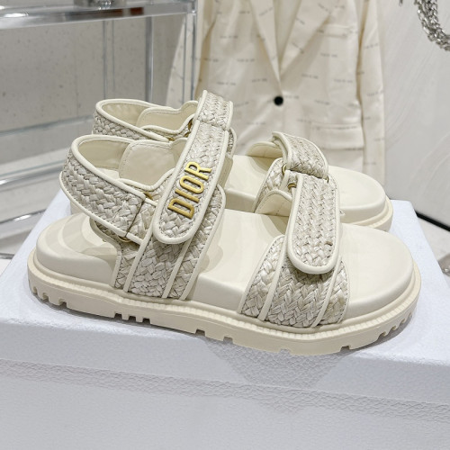Dior Women Shoes Sandals Luxury Brand DIORACT SLIDE Lambskin with Original Box KCQ719LNY_S29X Whatsapp 【+1-3239614486】