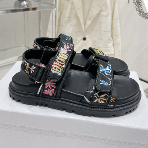 Dior Women Shoes Sandals Luxury Brand DIORACT SLIDE Lambskin with Original Box KCQ719LNY_S29X Whatsapp 【+1-3239614486】