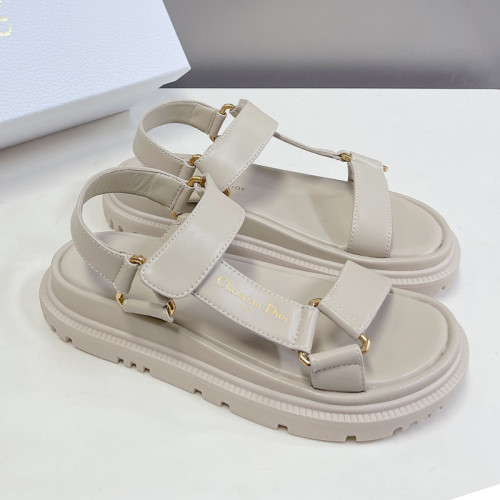 Dior Women Shoes Sandals Luxury Brand D-WAVE SANDAL Lambskin with Original Box KCQ893LAB_S900 Whatsapp 【+1-3239614486】