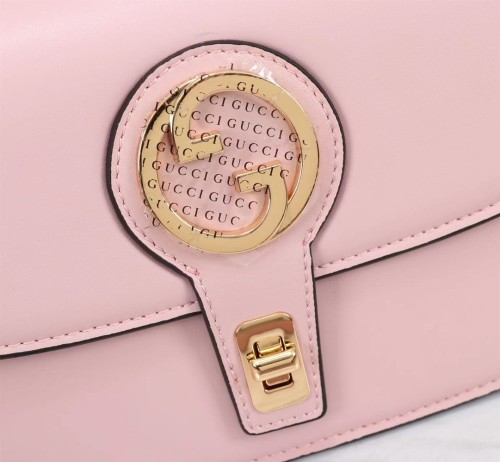Gucci Womens Bags Shoulder Messenger Bag Luxury Brand Gucci Blondie top-handle bag in pink leather with Original Box Whatsapp 【+1-3239614486】