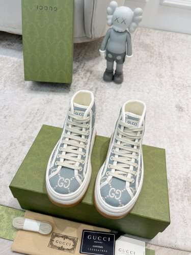 Gucci Womens Shoes Sneakers Luxury Brand Women's GG high top sneaker with Original Box Whatsapp 【+1-3239614486】
