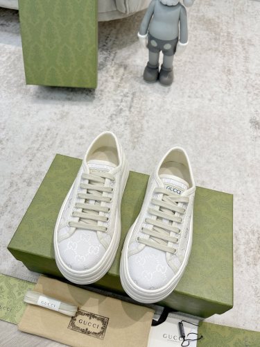 Gucci Womens Shoes Sneakers Luxury Brand Women's GG sneaker in Original GG with Original Box Whatsapp 【+1-3239614486】