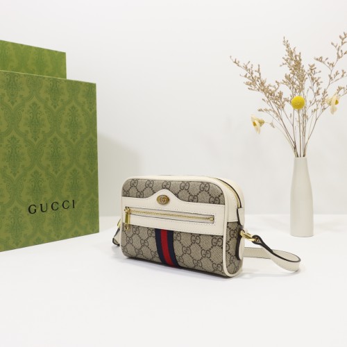 Gucci Womens Bags Shoulder Bags Luxury Brand Gucci 517350 96IWS 8745 Ophidia GG Supreme mini bag Whatsapp 【+1-3239614486】