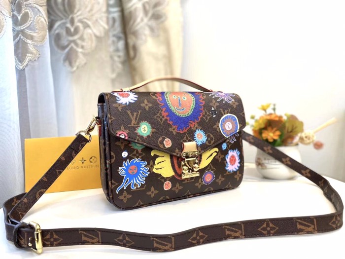 Louis Vuitton Womens Bags Crossbody Bag POCHETTE MÉTIS Monogram canvas Luxury Brand Messenger Shoulder Bags with Original Box Whatsapp【+1-3239614486】