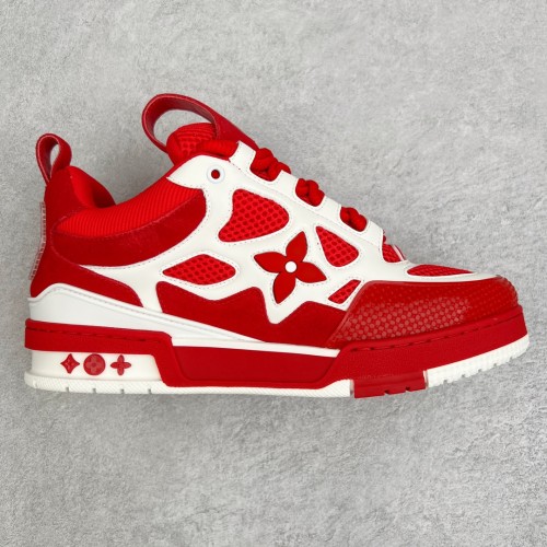 Louis Vuitton Mens Shoes Fashion Sneakers Design Luxury Brand LV TRAINER SNEAKER Mix of materials with Original Box 1AB9XJ Whatsapp 【+1-3239614486】