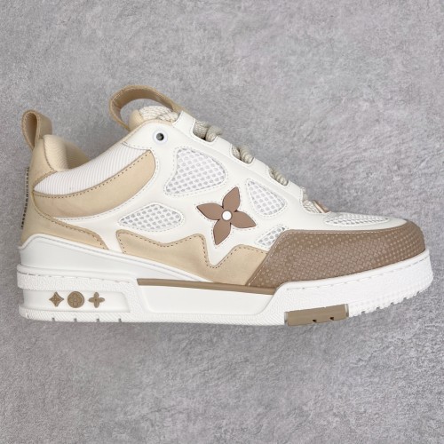 Louis Vuitton Mens Shoes Fashion Sneakers Design Luxury Brand LV TRAINER SNEAKER Mix of materials with Original Box 1AB9XJ Whatsapp 【+1-3239614486】