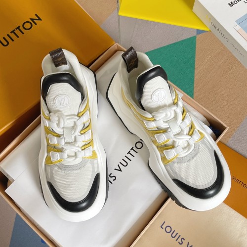 Louis Vuitton Women Shoes Sneakers Luxury Brand Design Fashion LV ARCHLIGHT SNEAKER with Original Box 1AAOWZ Whatsapp【+1-3239614486】