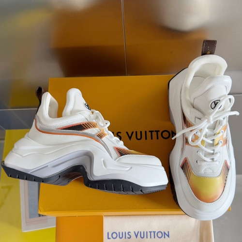 Louis Vuitton Women Shoes Sneakers Luxury Brand Design Fashion LV ARCHLIGHT SNEAKER with Original Box 1AAOWZ Whatsapp【+1-3239614486】
