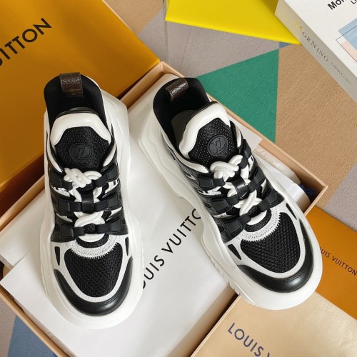 Louis Vuitton Women Shoes Sneakers Luxury Brand Design Fashion LV ARCHLIGHT SNEAKER with Original Box 1AAOWZ Whatsapp【+1-3239614486】