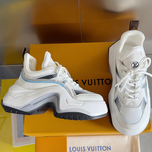 Louis Vuitton Women Shoes Sneakers Luxury Brand Design Fashion LV ARCHLIGHT SNEAKER with Original Box 1AAOWZ Whatsapp【+1-3239614486】