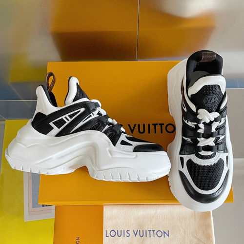 Louis Vuitton Women Shoes Sneakers Luxury Brand Design Fashion LV ARCHLIGHT SNEAKER with Original Box 1AAOWZ Whatsapp【+1-3239614486】