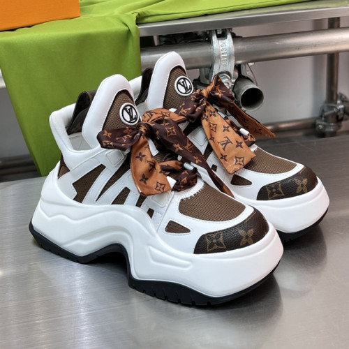 Louis Vuitton Women Shoes Sneakers Luxury Brand Design Fashion LV ARCHLIGHT SNEAKER with Original Box 1AAOWZ Whatsapp【+1-3239614486】