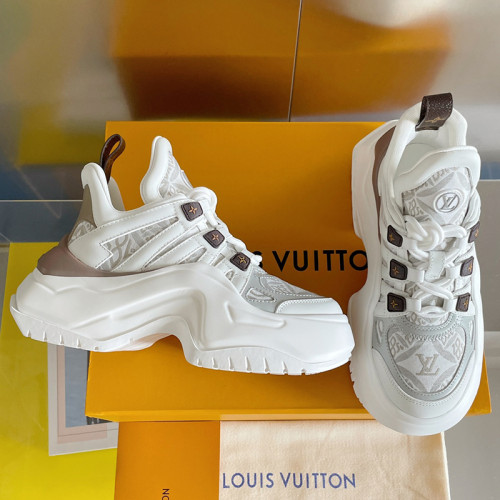 Louis Vuitton Women Shoes Sneakers Luxury Brand Design Fashion LV ARCHLIGHT SNEAKER with Original Box 1AAOWZ Whatsapp【+1-3239614486】