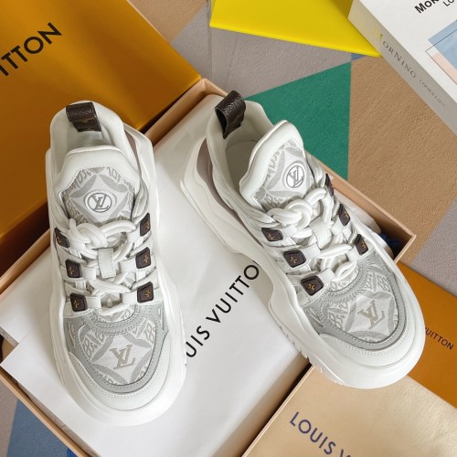 Louis Vuitton Women Shoes Sneakers Luxury Brand Design Fashion LV ARCHLIGHT SNEAKER with Original Box 1AAOWZ Whatsapp【+1-3239614486】